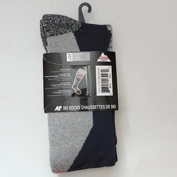 K2 Coors Light Ski Socks Men's Size Large BNIP Size Large - Picture 3 of 4